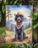 Portuguese Water Dog Cowboy Welcome Garden Flag Mailbox Flag Decorative Yard Flag Banner Outside Patio Artwork Yard Flower Beds, Garden Size