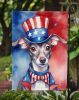 Italian Greyhound Patriotic American Garden Flag Mailbox Flag Decorative Yard Flag Banner Outside Patio Artwork Yard Flower Beds, Garden Size