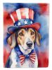 American Foxhound Patriotic American Garden Flag Mailbox Flag Decorative Yard Flag Banner Outside Patio Artwork Yard Flower Beds, Garden Size