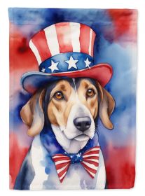 American Foxhound Patriotic American Garden Flag Mailbox Flag Decorative Yard Flag Banner Outside Patio Artwork Yard Flower Beds, Garden Size