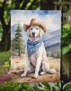 Kuvasz Cowboy Welcome Garden Flag Mailbox Flag Decorative Yard Flag Banner Outside Patio Artwork Yard Flower Beds, Garden Size, Multicolor