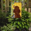 Summer Sunflowers Toy Red Poodle Garden Flag Mailbox Flag Decorative Yard Flag Banner Outside Patio Artwork Yard Flower Beds, Garden Size, Multicolor