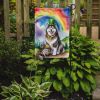 Alaskan Malamute St Patrick's Day Garden Flag Mailbox Flag Decorative Yard Flag Banner Outside Patio Artwork Yard Flower Beds, Garden Size, Multicolor