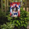 Australian Shepherd Patriotic American Garden Flag Mailbox Flag Decorative Yard Flag Banner Outside Patio Artwork Yard Flower Beds, Garden Size