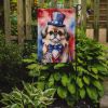 Pekingese Patriotic American Garden Flag Mailbox Flag Decorative Yard Flag Banner Outside Patio Artwork Yard Flower Beds, Garden Size, Multicolor