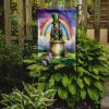 Afghan Hound St Patrick's Day Garden Flag Mailbox Flag Decorative Yard Flag Banner Outside Patio Artwork Yard Flower Beds, Garden Size, Multicolor