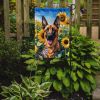Belgian Malinois in Sunflowers Garden Flag Mailbox Flag Decorative Yard Flag Banner Outside Patio Artwork Yard Flower Beds, Garden Size, Multicolor