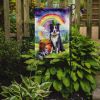 Border Collie St Patrick's Day Garden Flag Mailbox Flag Decorative Yard Flag Banner Outside Patio Artwork Yard Flower Beds, Garden Size, Multicolor