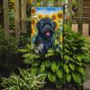 Puli in Sunflowers Garden Flag Mailbox Flag Decorative Yard Flag Banner Outside Patio Artwork Yard Flower Beds, Garden Size, Multicolor