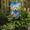 Komondor in Sunflowers Garden Flag Mailbox Flag Decorative Yard Flag Banner Outside Patio Artwork Yard Flower Beds, Garden Size, Multicolor
