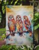 Owls Garden Flag Mailbox Flag Decorative Yard Flag Banner Outside Patio Artwork Yard Flower Beds, Garden Size, Multicolor