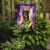 Manchester Terrier King of Mardi Gras Garden Flag Mailbox Flag Decorative Yard Flag Banner Outside Patio Artwork Yard Flower Beds, Garden Size