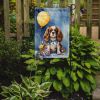 Cavalier Spaniel Happy Birthday Garden Flag Mailbox Flag Decorative Yard Flag Banner Outside Patio Artwork Yard Flower Beds, Garden Size, Multicolor