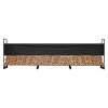 VEVOR 12.7FT Outdoor Firewood Rack with Cover, 152x14.2x46.1in,Heavy Duty Firewood Holder & 600D Oxford Waterproof Cover for Fireplace, Patio
