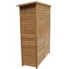 Fir Wood Shed Garden Storage Shed Wood Color & Green