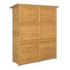 Fir Wood Shed Garden Storage Shed Wood Color & Green