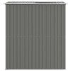Garden Shed Light Gray 75.6"x75.2"x87.8" Galvanized Steel