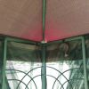 13x10 Outdoor Patio Gazebo Canopy Tent With Ventilated Double Roof And Mosquito net(Detachable Mesh Screen On All Sides),Suitable for Lawn, Garde