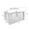13x10 Outdoor Patio Gazebo Canopy Tent With Ventilated Double Roof And Mosquito net(Detachable Mesh Screen On All Sides),Suitable for Lawn, Garde