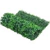 VEVOR Artificial Boxwood Panel UV 24pcs Boxwood Hedge Wall Panels Artificial Grass Backdrop Wall 24" X 16" 4 cm Green Grass Wall