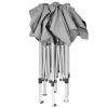 Hexagonal Pop-Up Foldable Marquee Gray 11.8'x10.2'