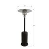 46000 BTU Standing Patio Heater(Black)