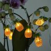 1pc; Pineapple String Lights; Battery Operated; 10 Fun Patio Lights; Party Bedroom Home Birthday Indoor Decor; Outdoor Hawaiian Tropical Tiki Gif
