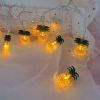 1pc; Pineapple String Lights; Battery Operated; 10 Fun Patio Lights; Party Bedroom Home Birthday Indoor Decor; Outdoor Hawaiian Tropical Tiki Gif