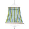 VEVOR Double Quilted Fabric Hammock with Hardwood Spreader Bar Detachable Pillow