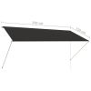 Retractable Awning 98.4"x59.1" Anthracite