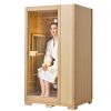 VEVOR Far Infrared Wooden Sauna, Room Home Sauna Spa for One Single Person