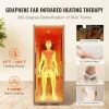 VEVOR Far Infrared Wooden Sauna, Room Home Sauna Spa for One Single Person