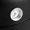 80*41*48cm Iron Spray Smoker Carbon Grill Black