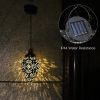 1pc Garden Solar Landscape Light LED Lantern Outdoor Hanging Waterproof Light Courtyard Hollow Decorative Projection Lamp