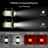 Hanheld USB Rechargeable Light/Torch/lamp With 6 Lighting Modes For Camping; Repairing; Fishing