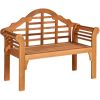 Wooden garden benches can be folded for garden patio furniture