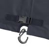 Black Outdoor Firewood Rack Cover