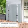Folding Picnic Table with 2 Benches Outdoor Patio Dining Set