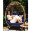 Oversized Patio Lounger Indoor/Outdoor Wicker Rattan Egg Chair