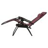 Set of 2 Folding Outdoor Zero Gravity Lounge Chair