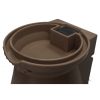 65 Gallon Plastic Urn Rain Barrel with Planter Top