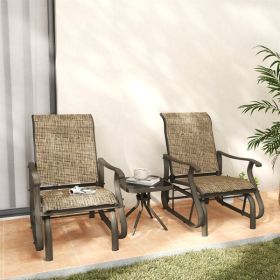 Outdoor dining table and chair (Color: as picture)