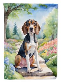 Spring Garden Garden Flag Mailbox Flag Decorative Yard Flag Banner Outside Patio Artwork Yard Flower Beds, Garden Size (Option: American English Coonhound)