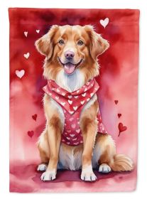 My Valentine Garden Flag Mailbox Flag Decorative Yard Flag Banner Outside Patio Artwork Yard Flower Beds (Option: Nova Scotia Duck Tolling Retriever)