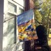 Nevada Sagebrush in Watercolor House Flag Large Porch Sleeve Pole Decorative Outside Yard Banner Artwork Wall Hanging, Polyester, House Size