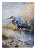 Blue Heron House Flag Large Porch Sleeve Pole Decorative Outside Yard Banner Artwork Wall Hanging, Polyester, House Size, Multicolor