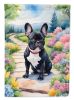 French Bulldog Spring Path Garden Flag Mailbox Flag Decorative Yard Flag Banner Outside Patio Artwork Yard Flower Beds, Garden Size, Multicolor