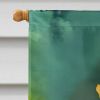 Kentucky Goldenrod in Watercolor House Flag Large Porch Sleeve Pole Decorative Outside Yard Banner Artwork Wall Hanging, Polyester, House Size