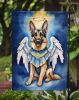 German Shepherd My Angel Garden Flag Mailbox Flag Decorative Yard Flag Banner Outside Patio Artwork Yard Flower Beds, Garden Size, Multicolor