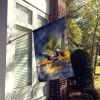 Pelican House Flag Large Porch Sleeve Pole Decorative Outside Yard Banner Artwork Wall Hanging, Polyester, House Size, Multicolor